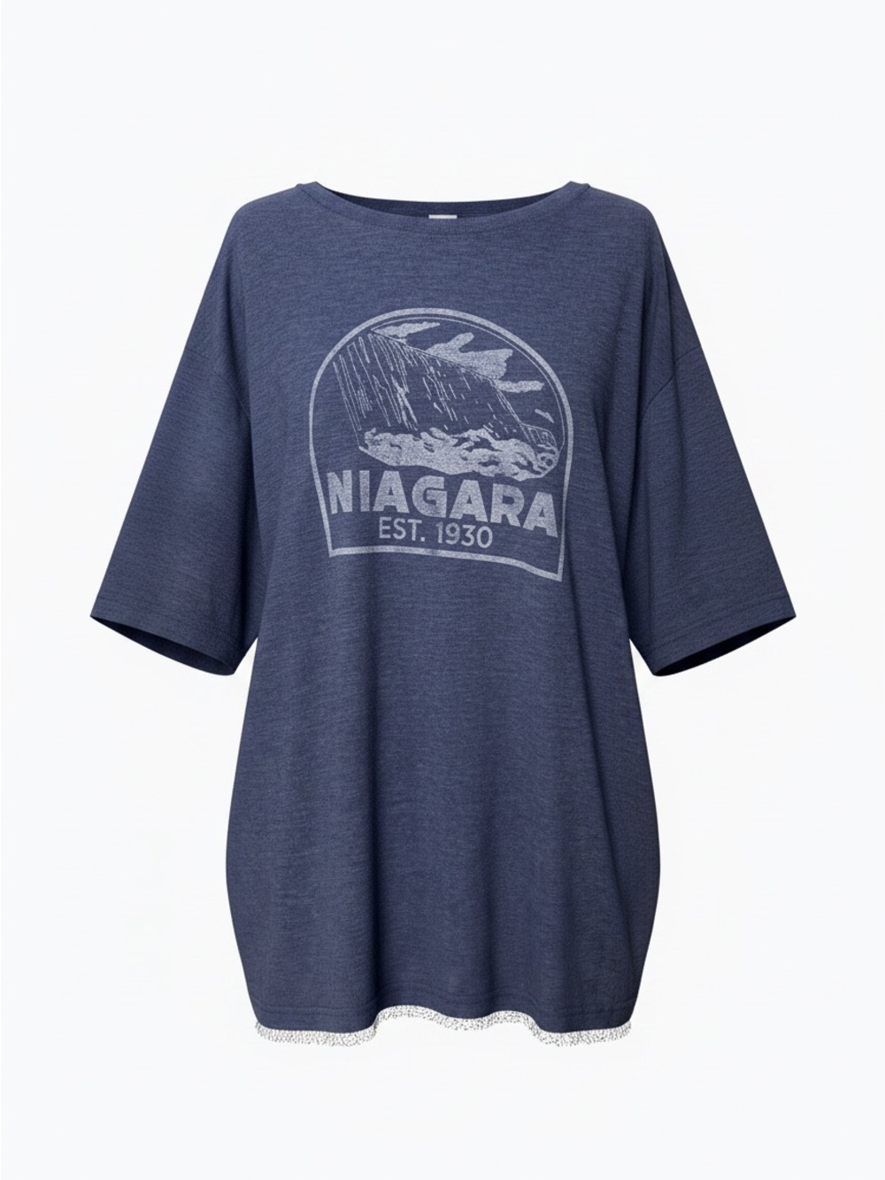 koi Blue Crewneck Scrub Top